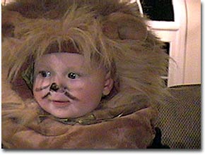 Cole Newman Halloween 2000 with my Lion Suit