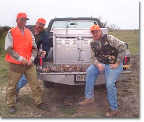 Bill with two hunting buddies